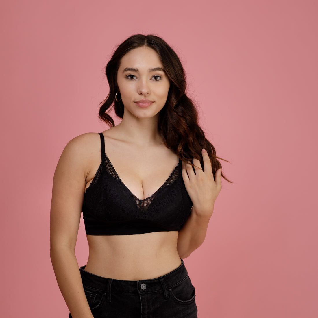 JadyK Model wearing the dreamy bralette