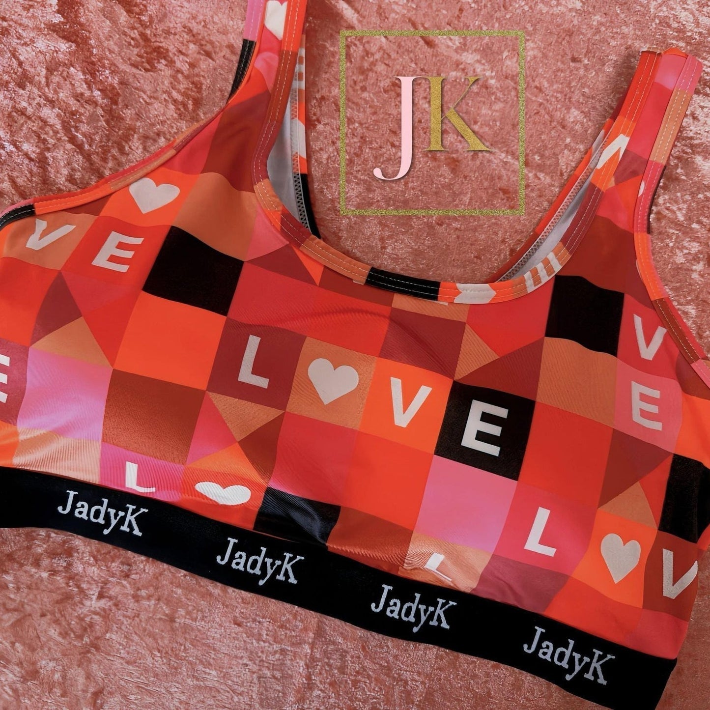 Arya Valentine Racerback Bralette | Limited Edition By JadyK