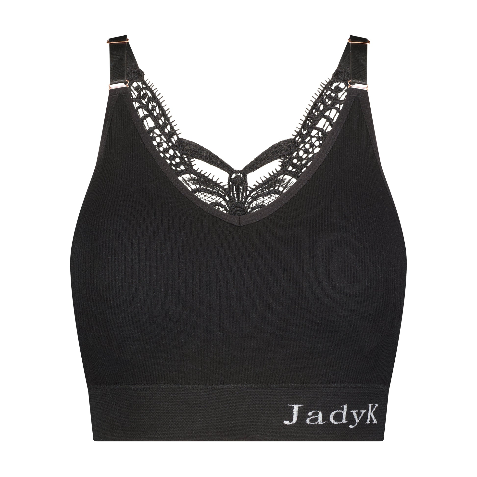 Jules Ribbed Lace Bralette By JadyK