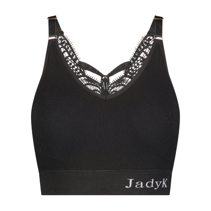 Jules Ribbed Lace Bralette By JadyK