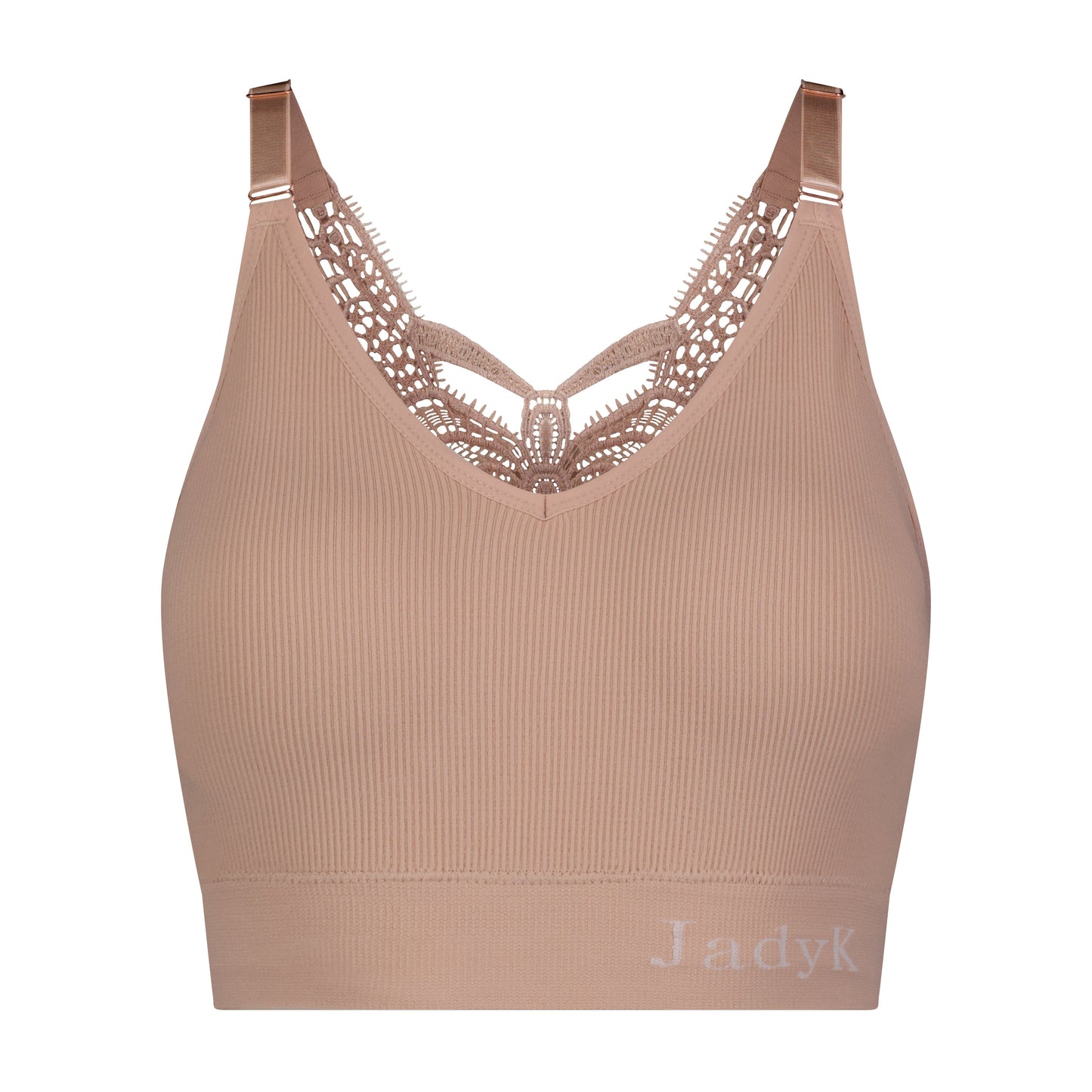 Jules Ribbed Lace Bralette By JadyK