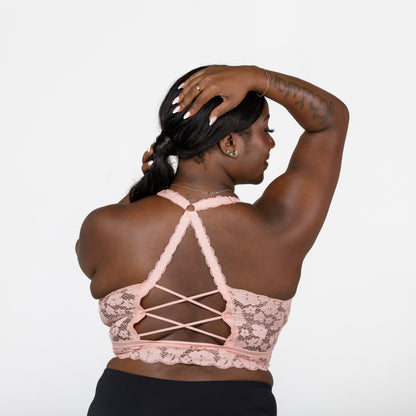 Juliette Deluxe Racerback Lace Bralette - Clearance By JadyK